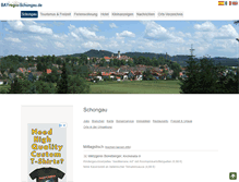 Tablet Screenshot of bayregio-schongau.de
